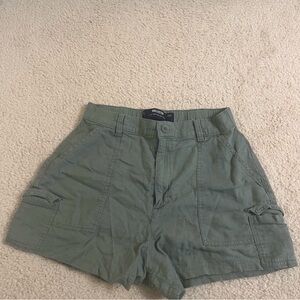 Hollister Green Cargo Shorts